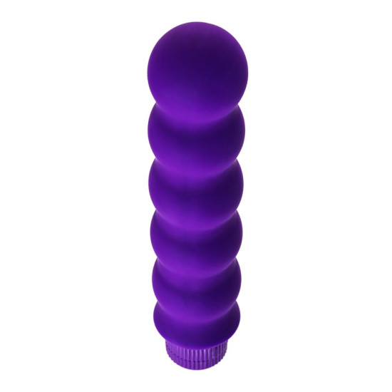 Çok Hızlı Boğumlu Silikon 17cm Mor Vibratör