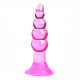 Backpart Boğumlu Vantuzlu 11.5cm Anal Tıkaç - Pembe
