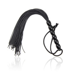 Fetilux Tüylü Silikon 23cm Mini Kırbaç - Siyah