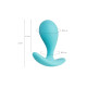 Tek Boğumlu Çapalı Mini Anal Tıkaç 5.5cm - Mavi