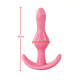 Backpart 2 Boğumlu Silikon Anal Tıkaç - Pembe