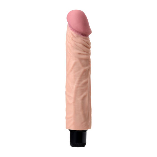 22.5cm Gerçekçi Titreşimli Yumuşak Dokulu Dildo Vibratör